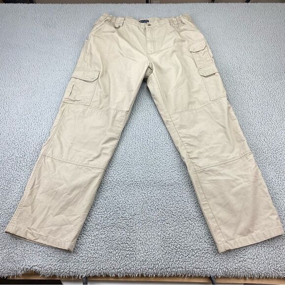 5.11 Tactical Men's 100% Cotton Canvas Regular Fit Pants  |  Size:  40 - Picture 2 of 14